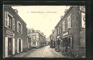 Carte postale Ernée, La Rue Clouard