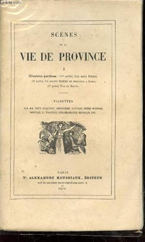 Bild des Verkufers fr Oeuvres compltes : La Comdie Humaine Vol. 8 - 1re partie : Etudes de moeurs - 2me livre (Scne de la vie de province Tome 4) zum Verkauf von Le-Livre