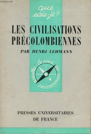 Bild des Verkufers fr Les civilisations prcolombiennes - "Que sais-je?" n567 zum Verkauf von Le-Livre