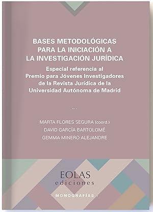 Image du vendeur pour Bases metodolgicas para la iniciacin a la investigacin jurdica especial referencia al premio para jvenes investigadores de la revista jurdica mis en vente par Imosver