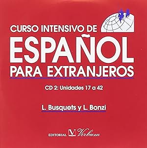 Imagen del vendedor de CD-ROM 2 de Curso Intensivo de Espaol para Extranjeros a la venta por Imosver