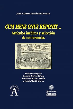 Imagen del vendedor de CUM MENS ONUS REPONIT. artculos inditos y seleccin de conferencias a la venta por Imosver