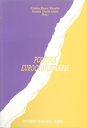 Seller image for Poltica Eurocomunitaria Aspectos generales for sale by Imosver