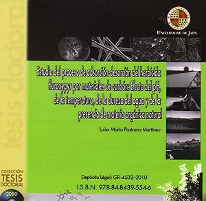 Seller image for Estudio del proceso de adsorcin-desorcin del herbicida fluroxypyr por material for sale by Imosver