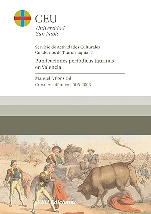 Seller image for Publicaciones peridicas taurinas en Valencia. for sale by Imosver