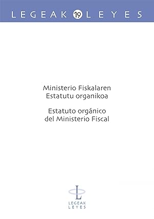 Imagen del vendedor de Ministerio Fiskalaren Estatutu Organikoa - Estatuto Orgnico del Ministerio Fisc a la venta por Imosver