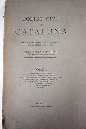 Seller image for Cdigo civil de Catalua for sale by Alcan Libros