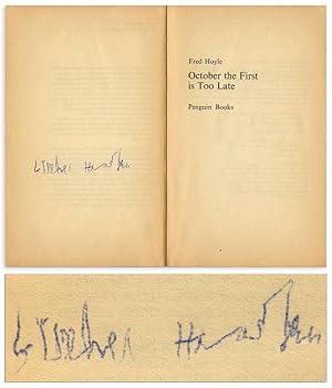 Seller image for October the First Is too Late Signed by Stephen Hawking for sale by PEN ULTIMATE RARE BOOKS