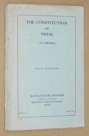 The Constitution of Nepal (As Amended), English Translation