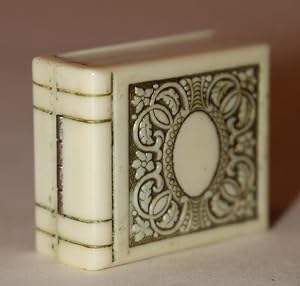 [Faux Book] Faux Ivory Pill Box