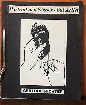 PORTRAIT OF A SCISSOR-CUT ARTIST. GERTRUD RICHTER. IN THE CLASSIC ELEGANCE OF BLACK AND WHITE