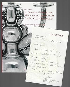 Bild des Verkufers fr 100 Years of Georg Jensen: Magnificent Silver from The Rowler Collection zum Verkauf von Nighttown Books
