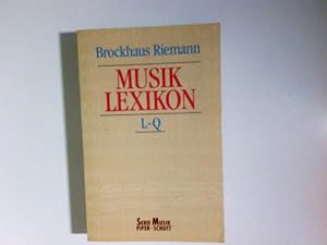 Brockhaus-Riemann-Musiklexikon; Teil: Bd. 3., L - Q. Piper ; Bd. 8303 : Musik