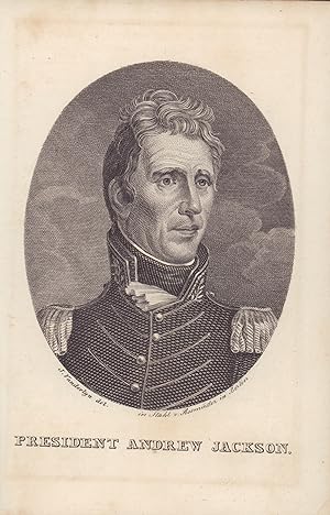Seller image for President Andrew Jackson. Stahlstich von 1835 nach J. Vanderlyn. for sale by ANTIQUARIAT Franke BRUDDENBOOKS