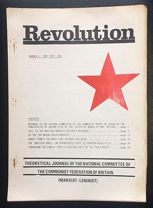 Revolution. Theoretical journal of the National Committee of the Communist Federation of Britain ...