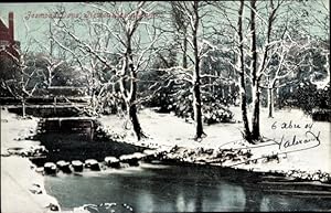 Ansichtskarte / Postkarte Jesmond Dene Newcastle upon Tyne North East England, Winterlandschaft