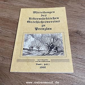 Mitteilungen des Uckermärkischen Geschichtsvereins zu Prenzlau. Band 1, Heft 1 (1992).