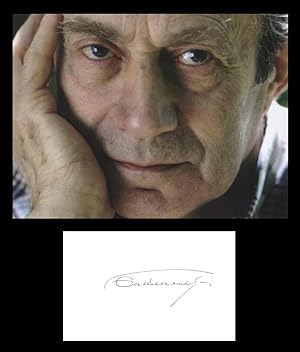 Seller image for Grigory Baklanov (1923-2009) - Rare signed card + Photo for sale by PhP Autographs