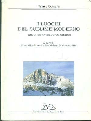 Seller image for I luoghi del sublime moderno for sale by Miliardi di Parole