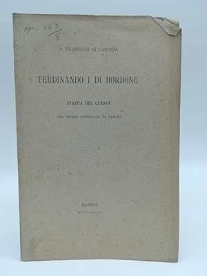 Bild des Verkufers fr Ferdinando I di Borbone statua del Canova nel Museo Nazionale di Napoli zum Verkauf von Coenobium Libreria antiquaria