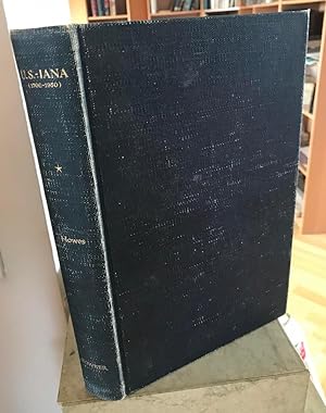 Bild des Verkufers fr U.S.-IANA. (1650-1950). A descriptive check-list of 11,450 printed sources relating to the continental parts of Continental North America now comprising the United States. zum Verkauf von Antiquariat Uwe Turszynski