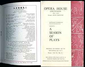 Seller image for Libel! | Original Souvenir Theatre Programme Performed at The Opera House, Cheltenham + A Season of Players Flyer for sale by Little Stour Books PBFA Member
