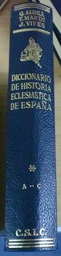 Imagen del vendedor de Diccionario de Historia Eclesistica de Espaa. Tomo I: A-C a la venta por Outlet Ex Libris