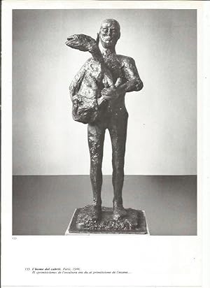 Bild des Verkufers fr LAMINA 19433: El hombre del cabrito zum Verkauf von EL BOLETIN