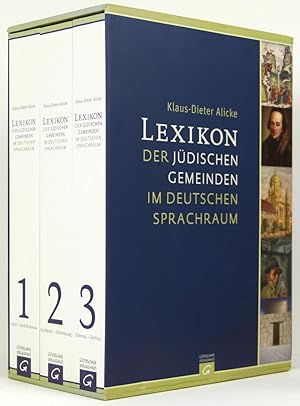 Image du vendeur pour Lexikon der jdischen Gemeinden im deutschen Sprachraum. 3 Bnde. mis en vente par Schsisches Auktionshaus & Antiquariat