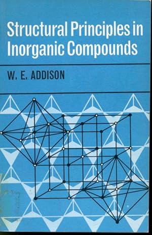 Bild des Verkufers fr Structural Principles in Inorganic Compounds zum Verkauf von Librairie Le Nord