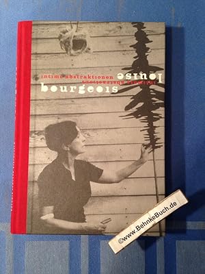 Bild des Verkufers fr Louise Bourgeois - Intime Abstraktionen. zum Verkauf von Antiquariat BehnkeBuch