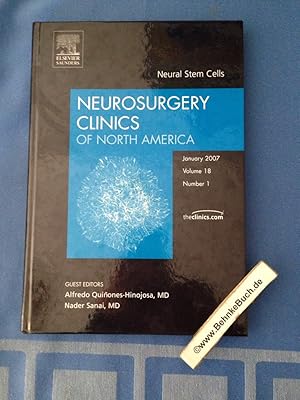 Bild des Verkufers fr Neural Stem Cells: An Issue of Neurosurgery Clinics (Neurosurgery Clinics of North America) zum Verkauf von Antiquariat BehnkeBuch