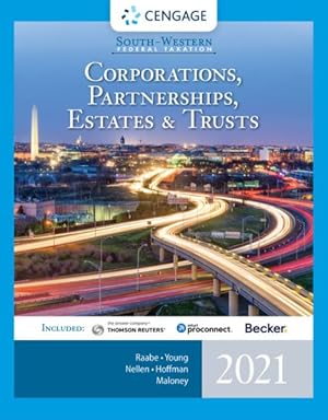 Imagen del vendedor de South-Western Federal Taxation 2021 : Corporations, Partnerships, Estates and Trusts (Intuit Proconnect Tax Online & Ria Checkpoint, 1 Term (6 Months) Printed Access Card) a la venta por GreatBookPricesUK