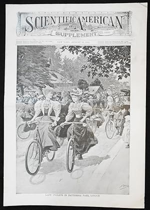 Scientific American Supplement -- No. 1026, Aug. 31, 1895 [lady cyclists in Battersea Park, London]