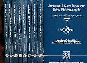 Bild des Verkufers fr Annual Review of Sex Research. Volume 1-9. An integrative and interdisciplinary Review. Volume 1 with Deborah Weinstein. zum Verkauf von Fundus-Online GbR Borkert Schwarz Zerfa