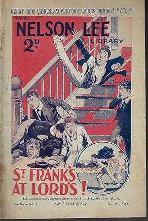 Bild des Verkufers fr THE NELSON LEE LIBRARY; The St. Frank's Weekly: New Series No 11, July 17, 1926 ("St. Frank's at Lords!") zum Verkauf von Books from the Crypt