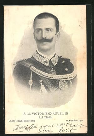 Cartolina S. M. Victor-Emmanuel III., Roi d'Italie