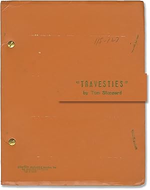 Bild des Verkufers fr Travesties (Original script for the 1975 play) zum Verkauf von Royal Books, Inc., ABAA