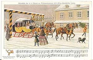 Heimkehr der k. k. Eilpost am Weihnachtsabend 1852 (Wien Mariahilfer Linie).