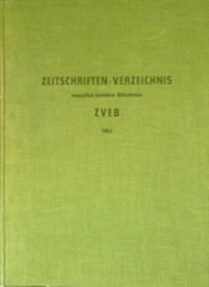 Imagen del vendedor de Zeitschriften-Verzeichnis evangelisch-kirchlicher Bibliotheken a la venta por Gabis Bcherlager