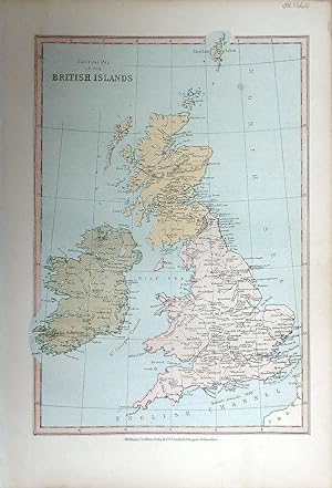 Seller image for British Islands. Historical Map. for sale by theoldmapman