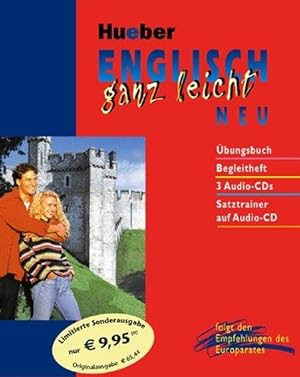 Englisch ganz leicht. NEU. Mit Übungsbuch, Begleitheft, 3 Audio-CDs und Satztrainer auf Audio-CD.