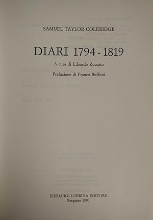 DIARI 1794 - 1819