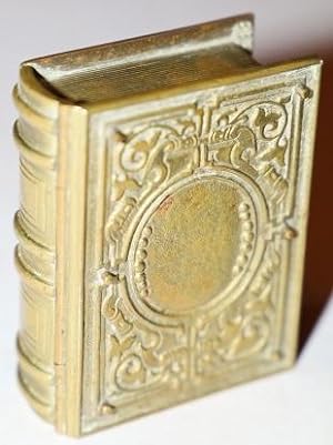 [Faux Book] Near Miniature Renaissance-Style Bronze Book-Shaped Box