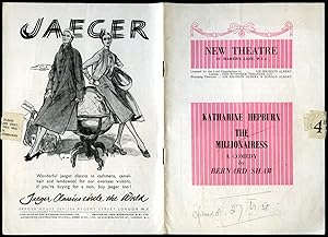 Image du vendeur pour The Millionairess - A Comedy | Original Souvenir Theatre Programme Performed at The New Theatre, St. Martin's Lane, London mis en vente par Little Stour Books PBFA Member