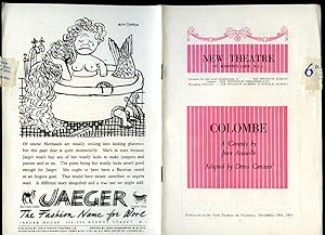 Bild des Verkufers fr Colombe - A Comedy | Original Souvenir Theatre Programme Performed at The New Theatre, St. Martin's Lane, London zum Verkauf von Little Stour Books PBFA Member