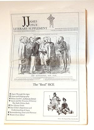 Seller image for James Joyce Literary Supplement, Vol. 15, Number 1 for sale by Elk River Books (ABAA/ILAB)