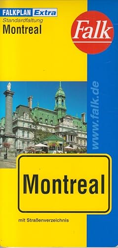 Bild des Verkufers fr Falk Cityplan Standardfaltung International Montreal mit Straenverzeichnis zum Verkauf von Allguer Online Antiquariat
