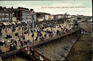 Ansichtskarte / Postkarte Blackpool North West England, South Shore from Central Pier