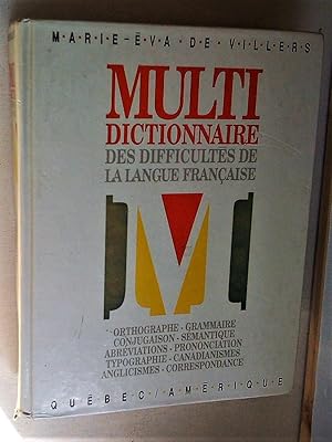 Immagine del venditore per Multi dictionnaire des difficults de la langue franaise (Multidictionnaire) venduto da Claudine Bouvier